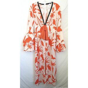 OC Order Plus White Orange Jumpsuit SZ S